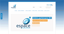 Desktop Screenshot of espacecarrieres.ma